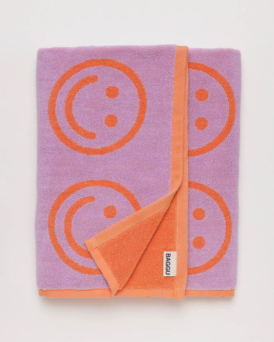 Bath Towel Happy Lilac