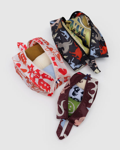3D Zip Set Western Cut Outs