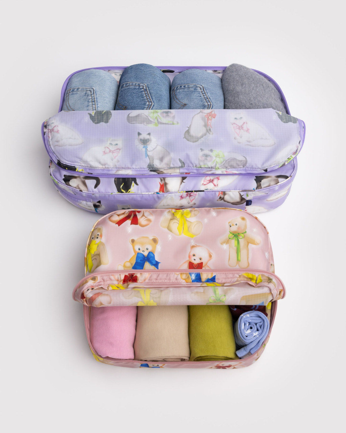 Large Packing Cube Set Fancy Animals