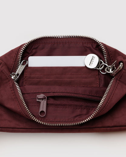 Nylon Pochette Mahogany