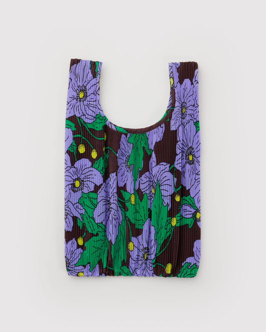 Pleated Baggu Maroon Poppy