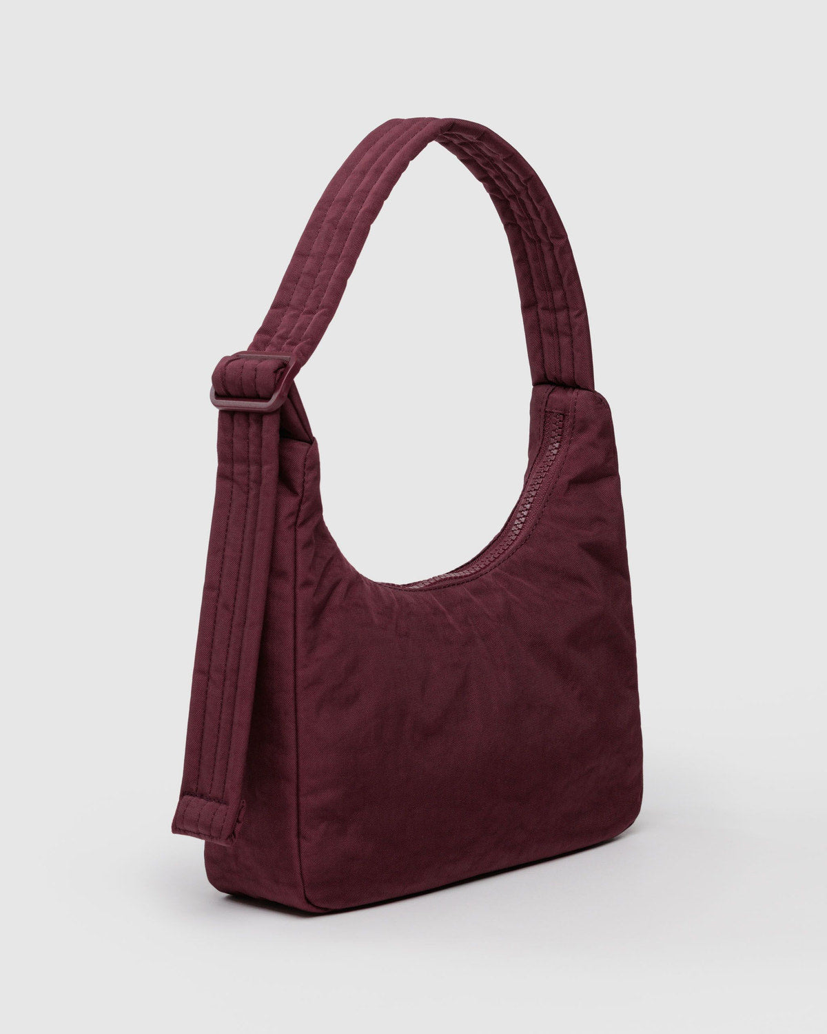Mini Nylon Shoulder Bag  Mahogany