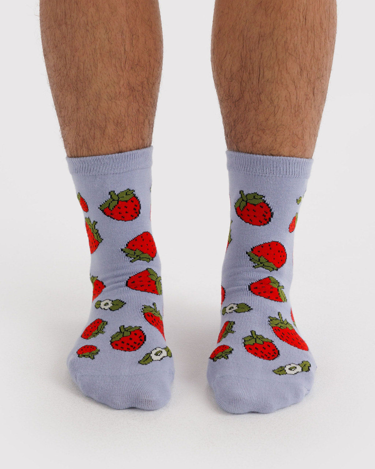 Crew Sock Strawberry Blossom