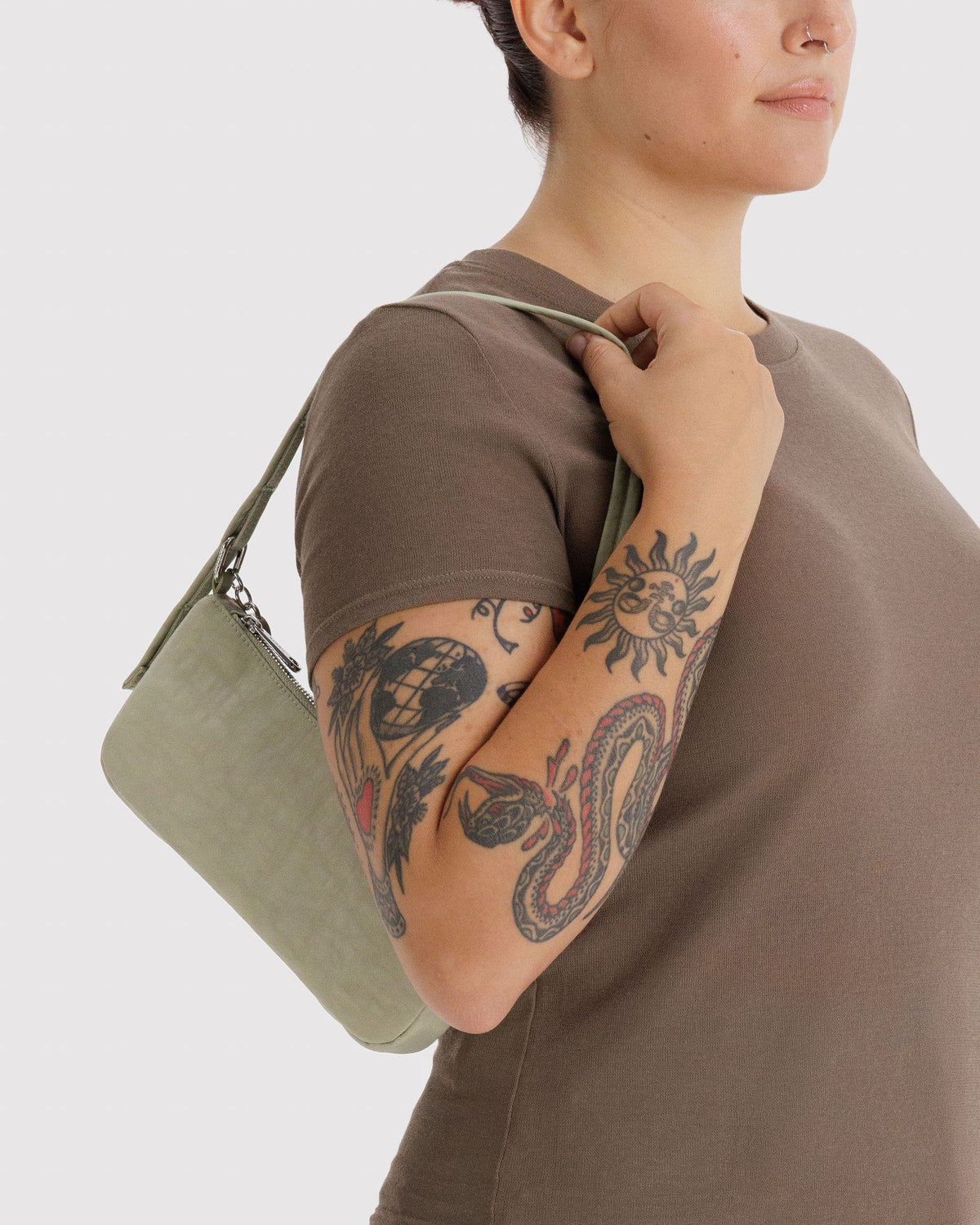Nylon Pochette Celadon