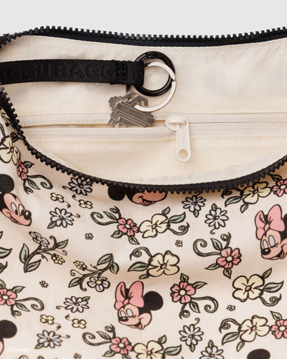 Medium Nylon Crescent Bag Storybook Floral