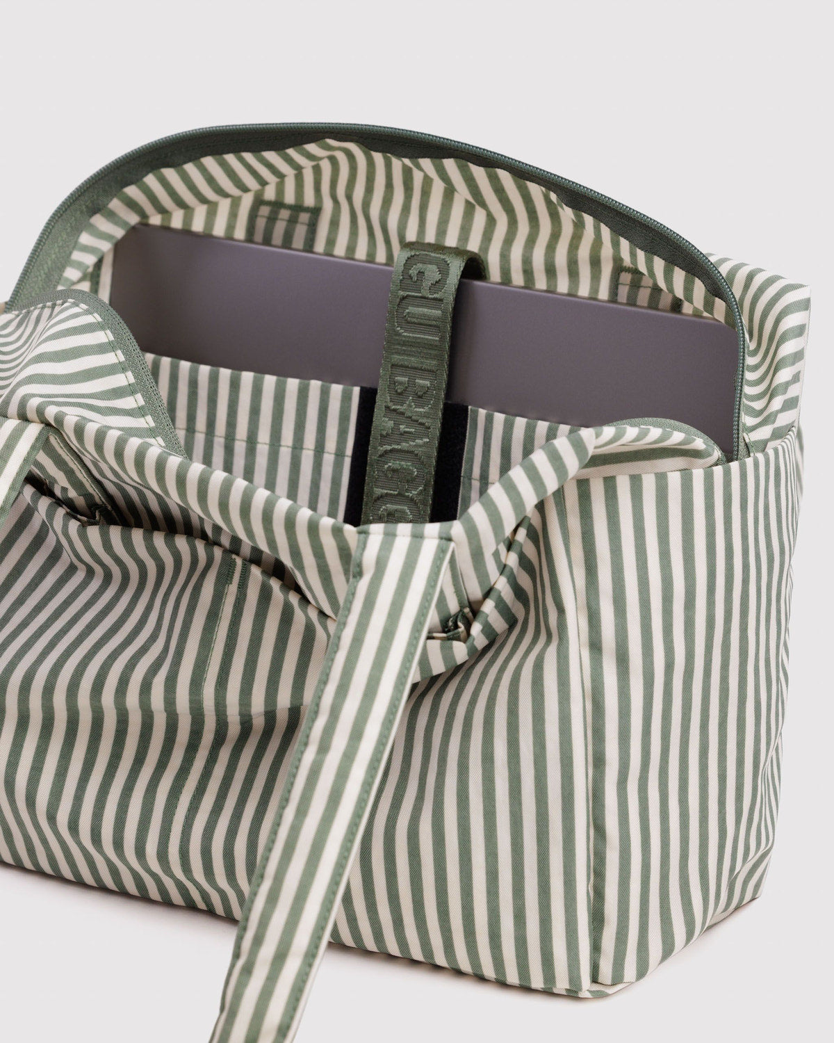 Everyday Cloud Bag Sage Stripe